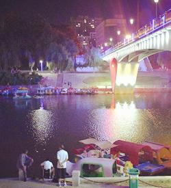 美丽的湛河夜景-杨福建